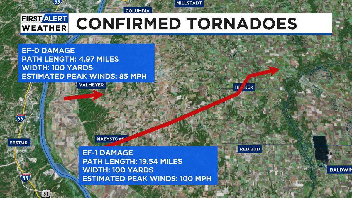 Steve Templeton on Twitter "7 Confirmed tornadoes from Saturday April