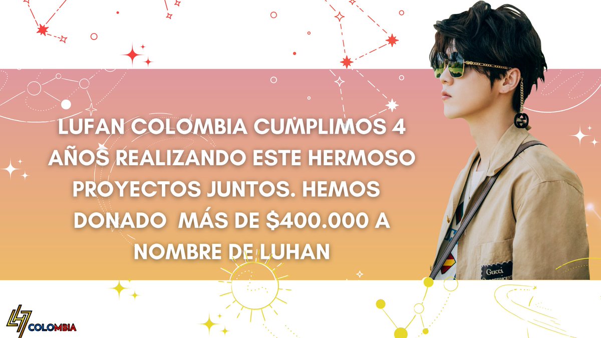 LuHan_Colombia's tweet photo. #ProyectoBAMBI
PROYECTO BAMBI 2023
★ LUHAN & LUFANS COLOMBIA, gracias a su apoyo hemos alcanzado los $200.000 COP, cada año podemos hacerlo realidad juntos.
✩ Y como siempre estamos agradecidos por su apoyo y confianza constante con el Fanclub ✩
LUHAN COLOMBIA https://t.co/kkaG0r1BgK