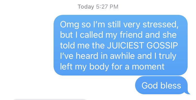 When I say, this GOSS is JUICY, I MEAN IT!!! Please, come to me with your juiciest gossip right now, this has been the only thing that has distracted me in weeks and now I crave more.