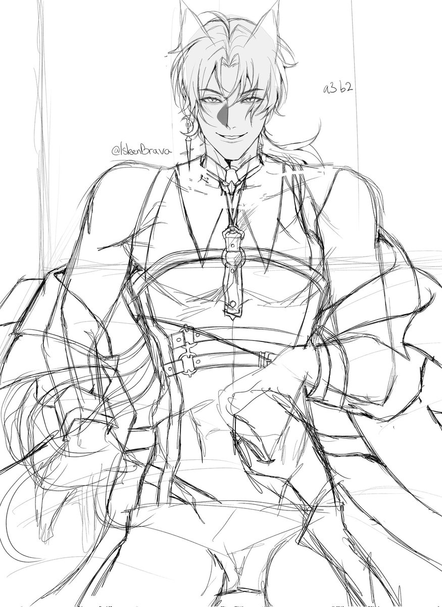 MY TIME HAS COME
I thought I didn't have a fave😔 but the fact that I can't stop drawing this man,, last one is my current wip of him so is unfinished 🫵