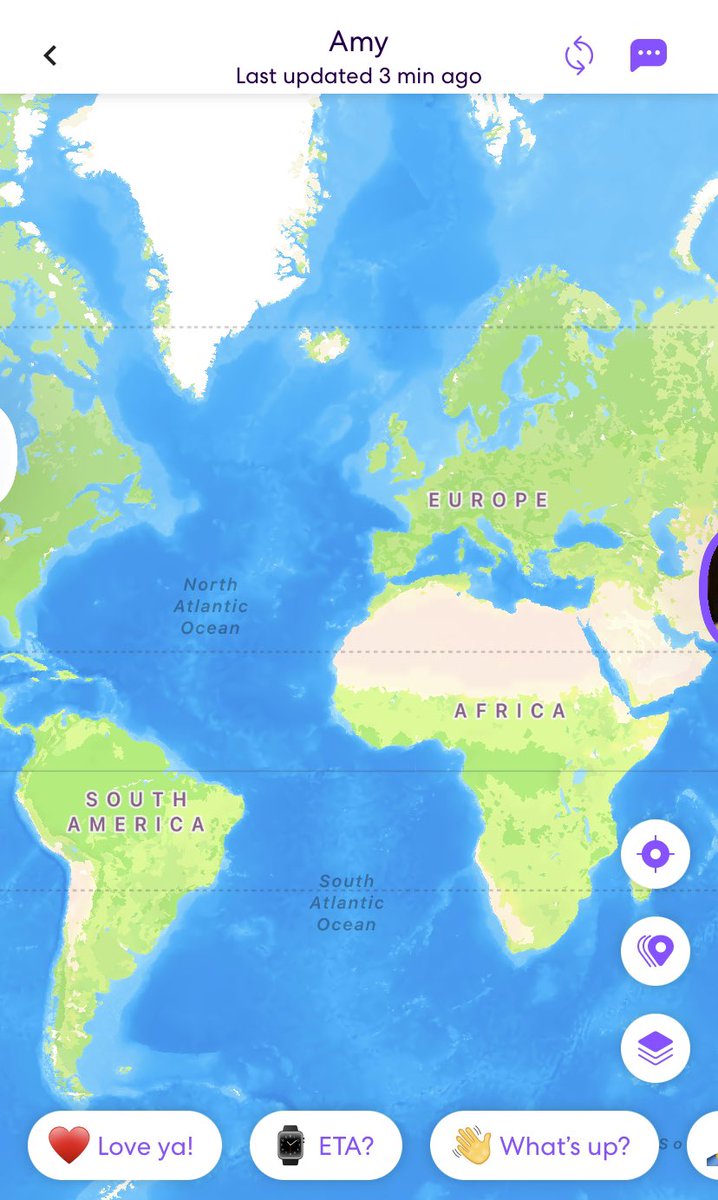 TMN2024Fan's tweet image. Even scrolling all the way out, I can’t get the whole family to appear on one image in @Life360 #rareOccurrence