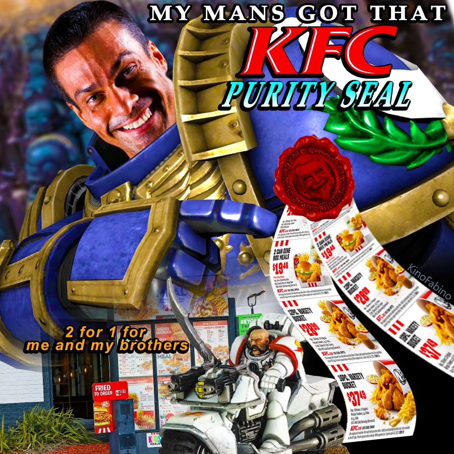 KinoFabino's tweet photo. I love 40k https://t.co/Hpk9J4HK5P