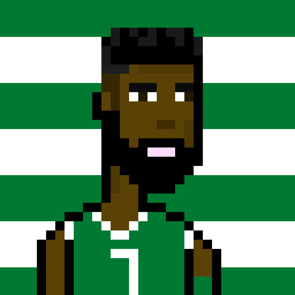 bballpunks's tweet photo. How far will the #BleedGreen go?🤔

If you like my bballpunks consider picking one to support the collection: https://t.co/rgZAbKpAYU #NFT 

#nftart #Rarible #tezos #CleanNFT #NBA #NBA2K23 #NBATopShotThis #NBATwitter #SorareNBA #PLAYOFFMODE https://t.co/2YcnDeDPNo