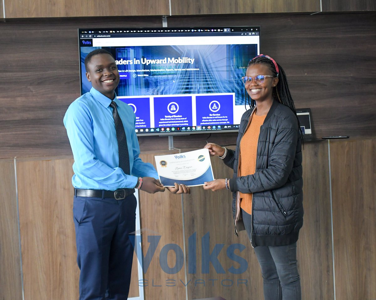 VolksElevator's tweet photo. Congratulations to all that have successful completed their #cohort 1 2023 internship program. Success in your future endeavors.
#internshipprogram2023 #volkselevator https://t.co/Hw1U6UwGXL
