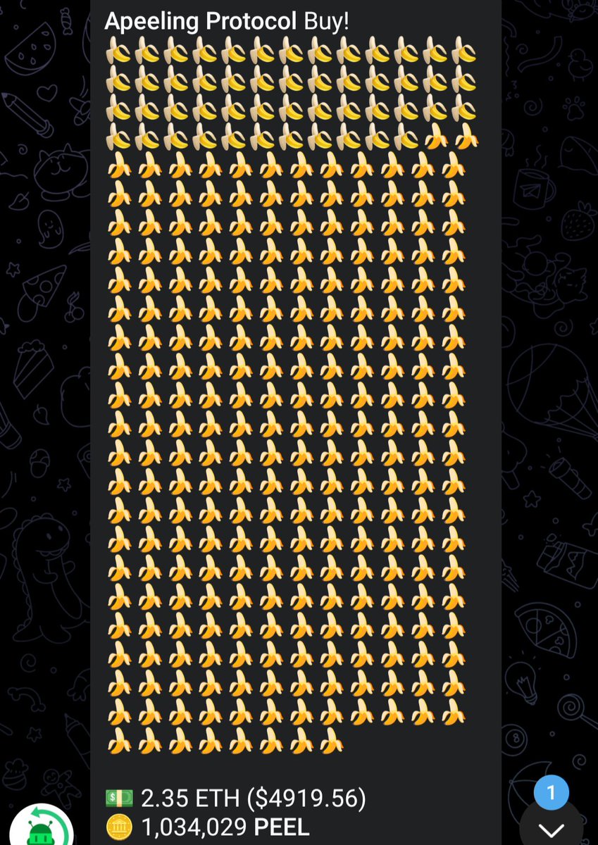 TheApeelingOne's tweet photo. @papa_woody21 Yesterday and today.. 🤔 wonder what is going on with these nanners?

Who would drop 5k?? And another, 3k?
Seems like whales are starting to nibble at $PEEL 😎🍌🐳 https://t.co/ODsMO4hHba