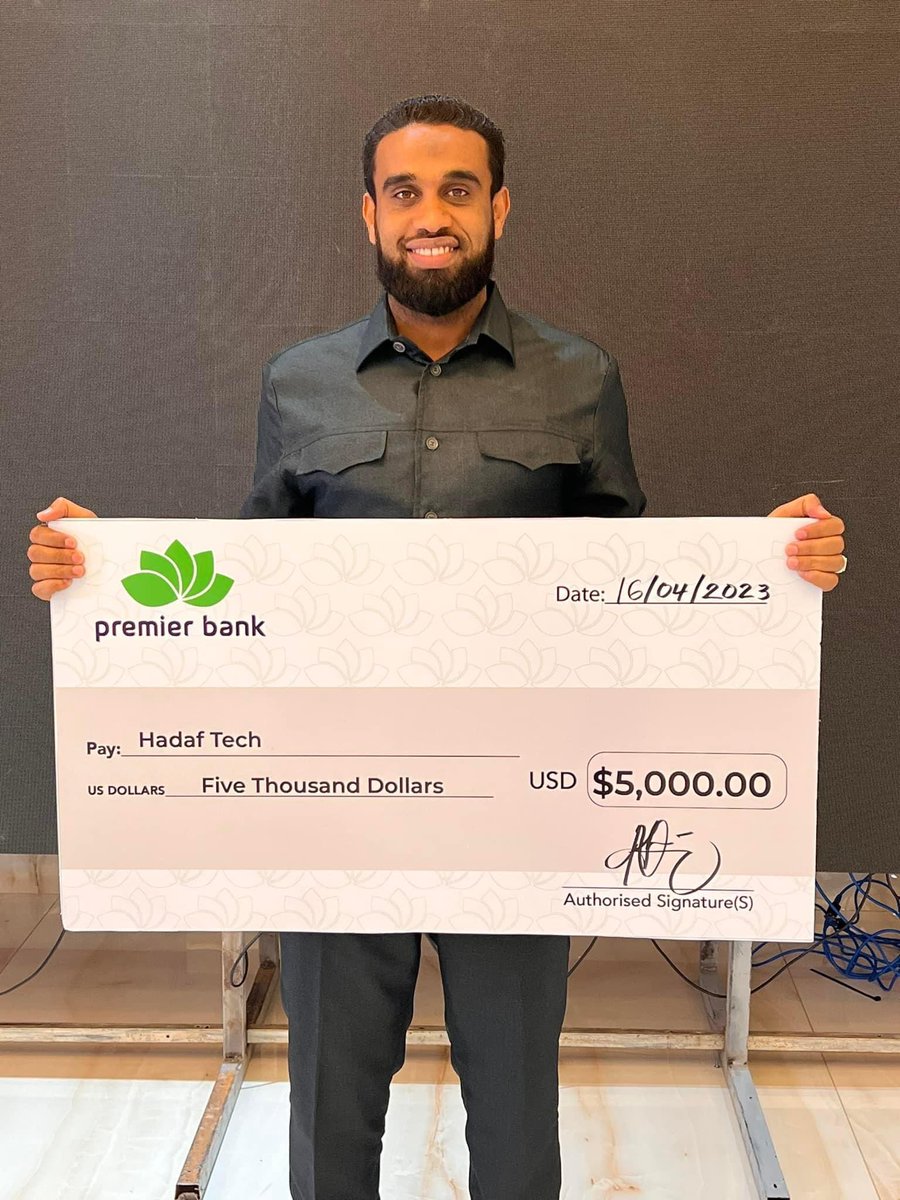 Hadaf_Tech's tweet photo. Team work makes the dream work.
Dedicating  this success to the teammates Abdiwahab Y. Maal, Ebrahim Mahdi, Samakaab Basha https://t.co/ihPl4BcijT