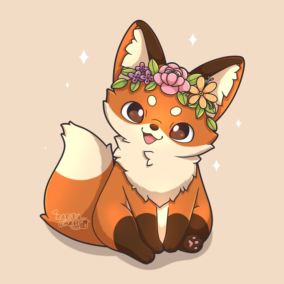 Baby fox with it's flower crown 💐🌺🌸

✨RT's and likes are super appreciated ✨

#Fox #Cute