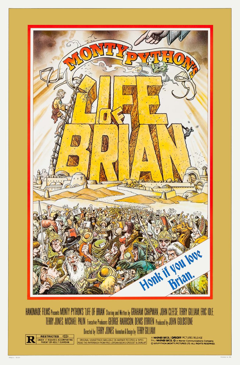 Greecedlightpod's tweet photo. Romanes eunt domus! This week, Sara, Luke, and Sam dive into Roman Judea with Monty Python’s Life of Brian! Topics include: Jewish history, renaming BC/AD, and how poorly John Cleese’s humor has aged.

Start #MythMonday at https://t.co/ME2c2zPi3d

#classics #History #podcast https://t.co/obl98sBUoM