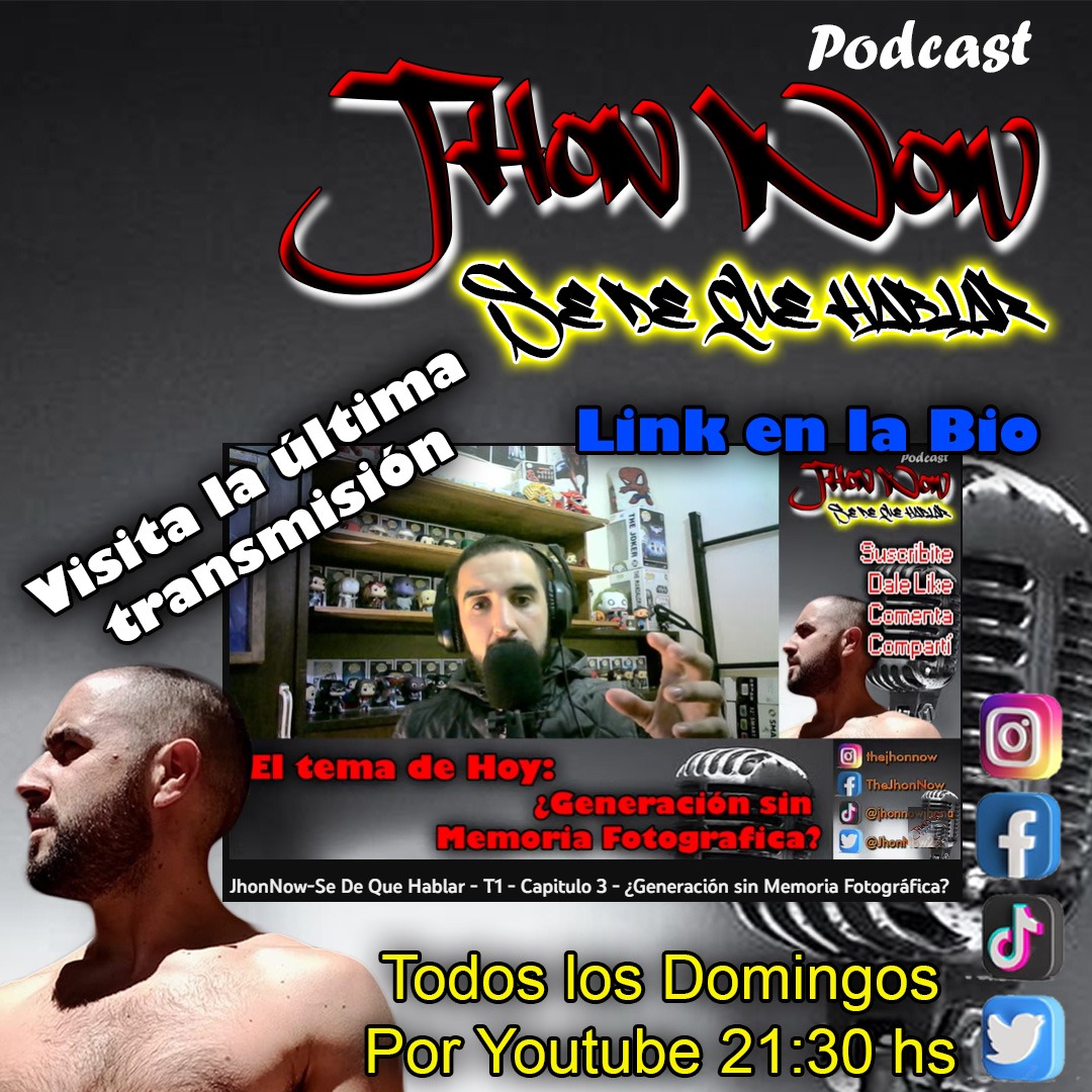 JhonNow24's tweet photo. Disfruta del último vivo!!!
https://t.co/MSaUstVjLp
#JhonNow #podcast #podcasts https://t.co/b2EixcNc8W
