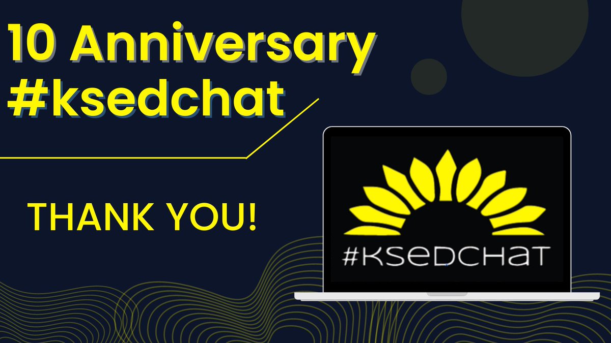 That's all folks!

Thank you for an incredible last 10 years at #ksedchat!

Keep Connecting with Each Other!

Keep Collaborating with Each Other!

Keep Inspiring Each Other!