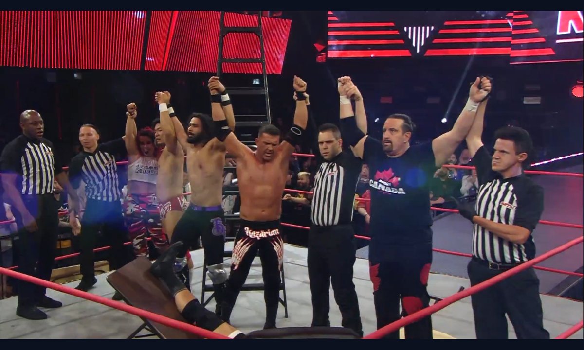 BigDre2374's tweet image. Tonight The Bully Ray nonsense has been shutdown 

They are impact United 

Tommy Dreamer &amp;amp; his team win Hardcore War 

@Kelly_WP @FrankieKazarian @Im_YuyaUemura #bhupinderSingh and all those referrees #Rebellion
