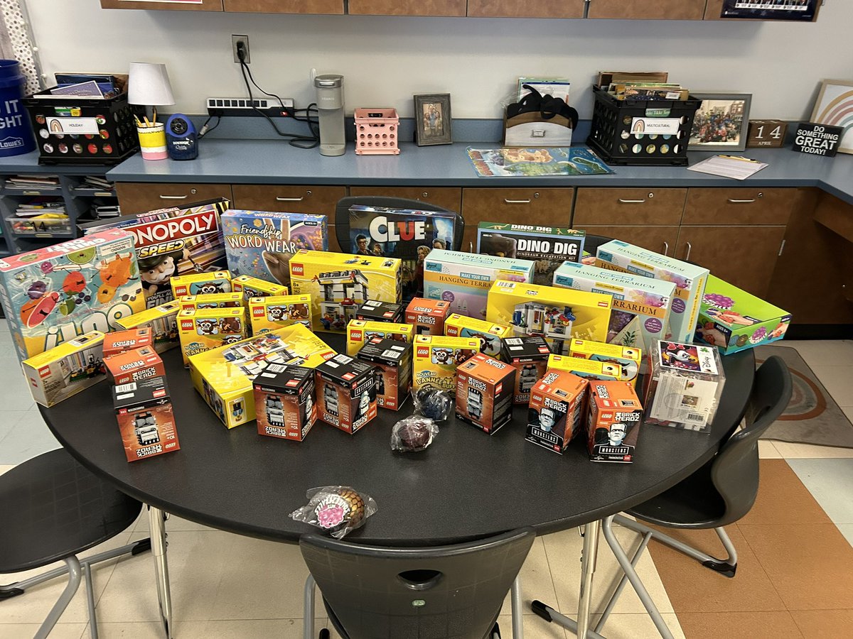 Thank you <a href="/TheBDKFund/">Brighter Days 4 Kids</a> for your donation to my classroom. My fourth graders will love it!!