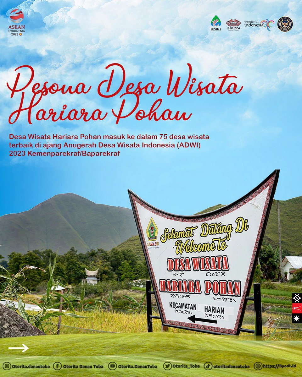 Badan Pelaksana Otorita Danau Toba (@Otorita_Toba) / Posts / X