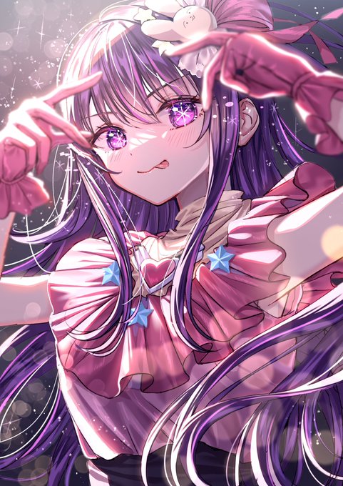 「アイドル 紫髪」のTwitter画像/イラスト(新着)｜5ページ目