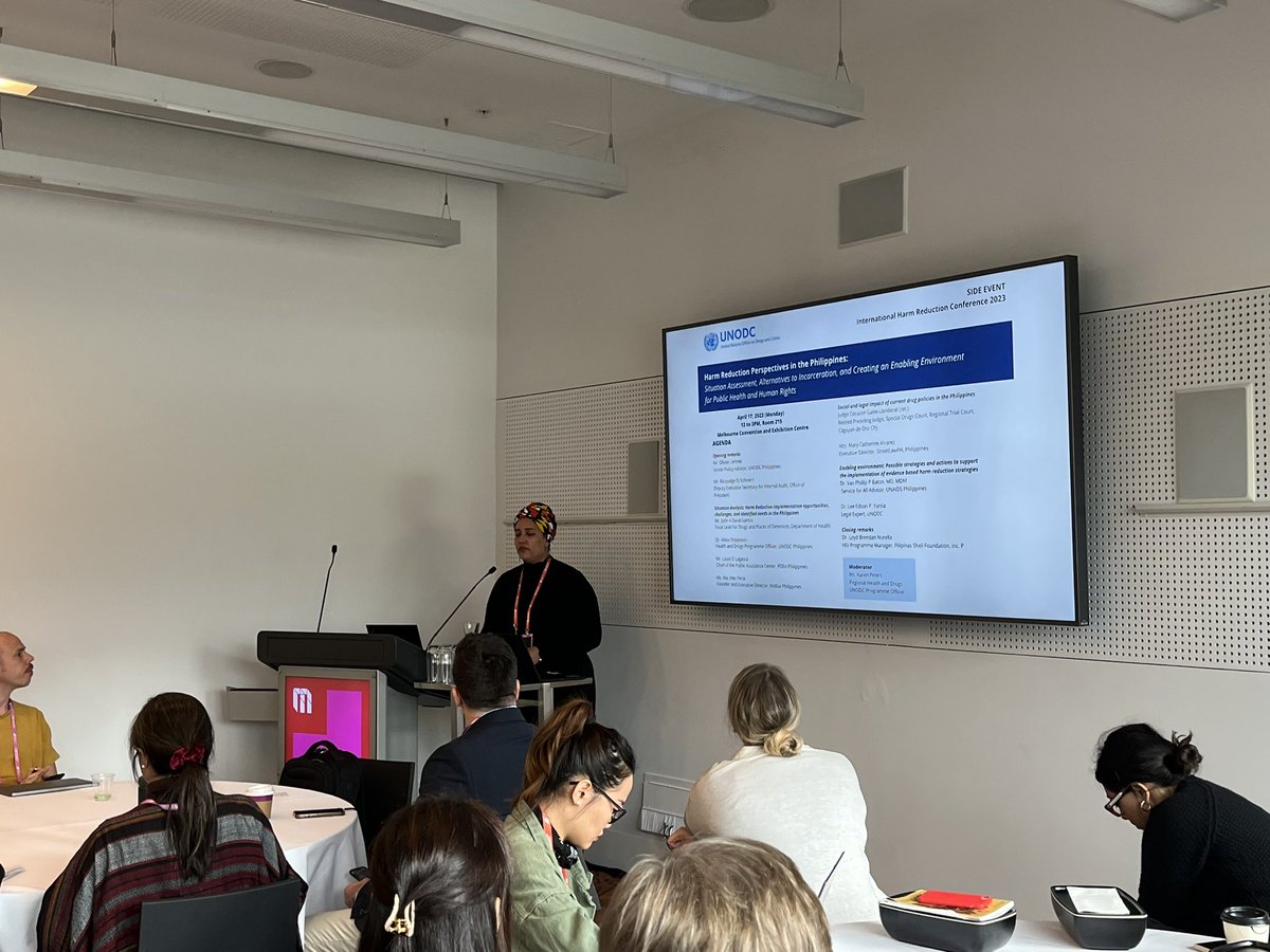 #HR23 <a href="/UNODC/">UN Office on Drugs & Crime</a> event on harm reduction perspectives in the Philippines #EndInequalitiesEndAIDS