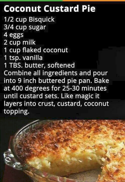 woofknight's tweet photo. Made the Coconut Custard Pie tonight. It's really good and easy!
#WerewolfChef #BonusRecipe #FFBMovieNight https://t.co/77BBGy0DY9