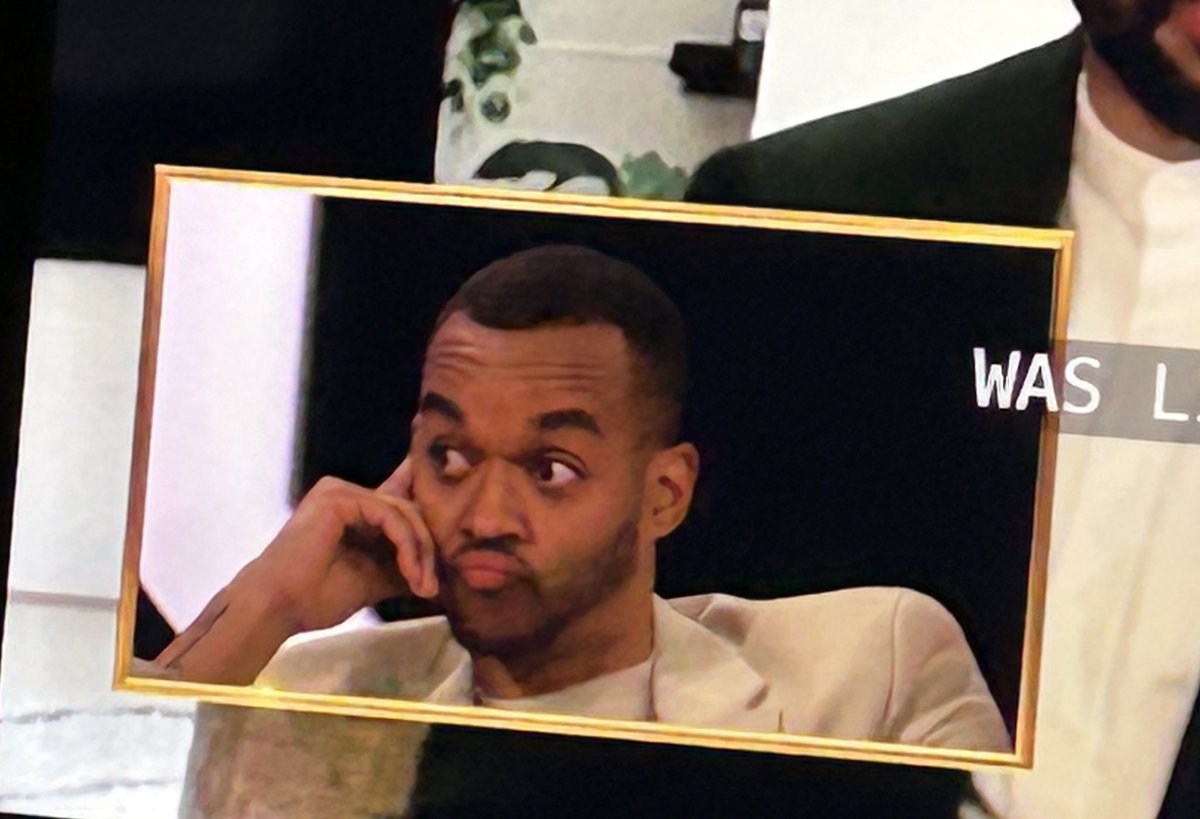 zanaduxx's tweet image. Marshall’s facial expressions the entire time whackie jackie and Josh were talking 😂😂😭 SAME MARSHALL SAME!!!! #LoveIsBlind #LoveIsBlindLIVE #LOVEISBLINDreunion #LoveisBlind4 #LoveIsBlindS4