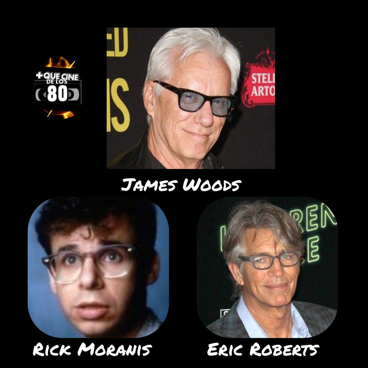 Buenos días #Ochenters hoy felicitamos a tres de #Losnuestros como son #JamesWoods #RickMoranis y @EricRoberts
Que tengáis buen lunes #Ochenters