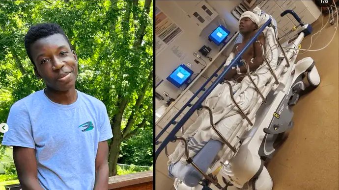 QasimRashid's tweet photo. A white man shot a Black child in the head twice b/c he rang the man's doorbell—KCPD let him go

This same KCPD:
•called reports of Black women being kidnapped &amp; tortured "completely unfounded"—&amp; were wrong
•had a detective who raped Black women for years &amp; no one reported him https://t.co/fcYb25Uiw5