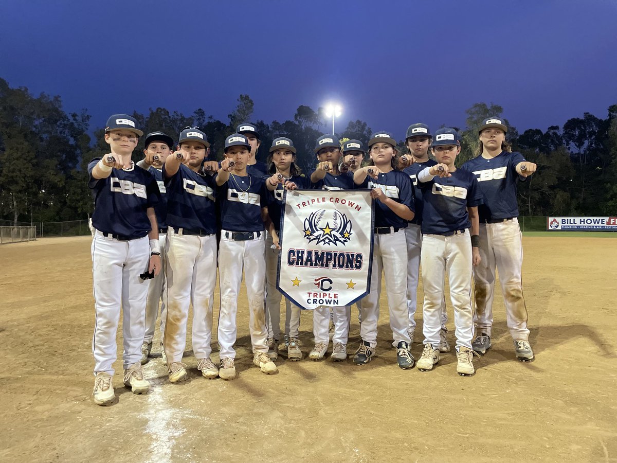 AnthonySoto27's tweet photo. Cba Victus San Diego Gold 12u win the 13u Triple Crown 20th annual San Diego Open. ⁦@triplecrownspts⁩ ⁦@CBABaseballUSA⁩ ⁦@CbaSpotlight⁩ ⁦⁦@CBAvictusSD⁩ ⁦@jon_paino⁩ ⁦@MattJervis22⁩ https://t.co/f5HDNO7orv