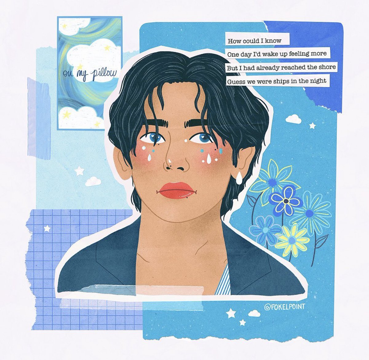 He's my most favorite to draw 🐻🐯

#btsfanart #TAEHYUNG #BTSV