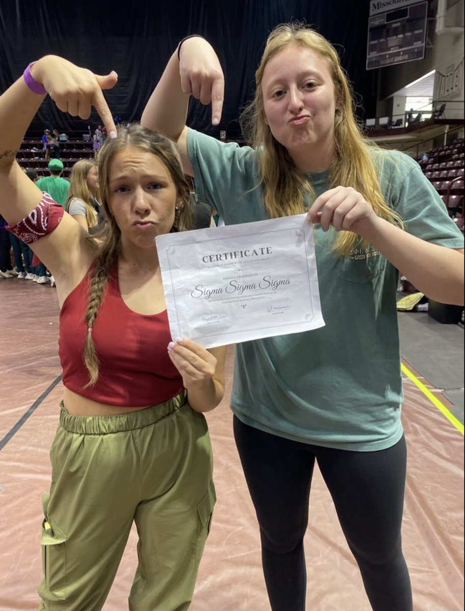 MoStateTriSigma's tweet image. GREEK WEEK 2023 RECAP
4th in Greek Jam
1st in Blood Drive Donations