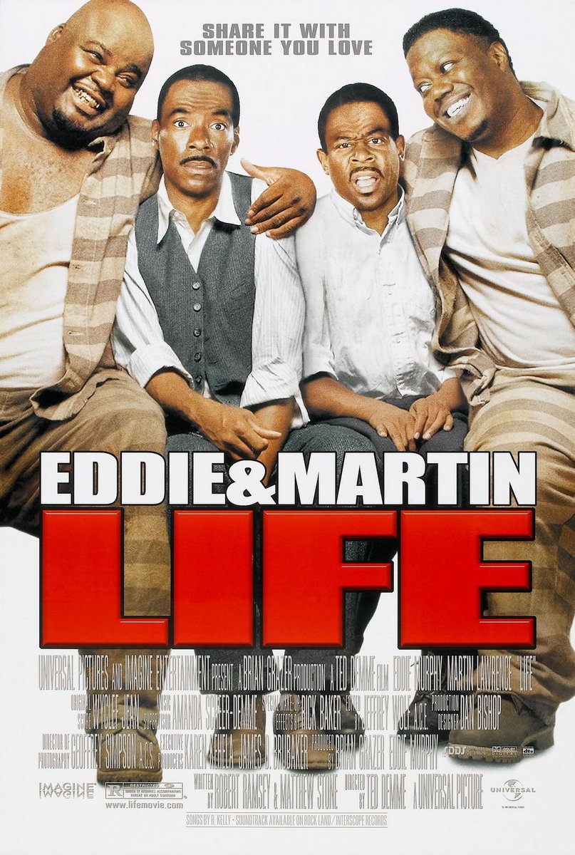 24 years ago today, “Life” premiered in theaters grossing $73M off a $80M budget 

RIP Bernie Mac 🙏