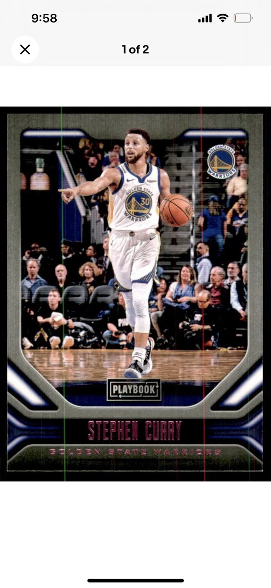 SprtsCrdsWildin's tweet photo. SALE: As much as I love the big sales, the small ones matter too. I sold this Stephen Curry card for $3 and it was one of my favorite sales because the buyer was so happy to get it for a nice price. It gave me a good feeling that I made somebody happy with one card! https://t.co/eEi3QP501m