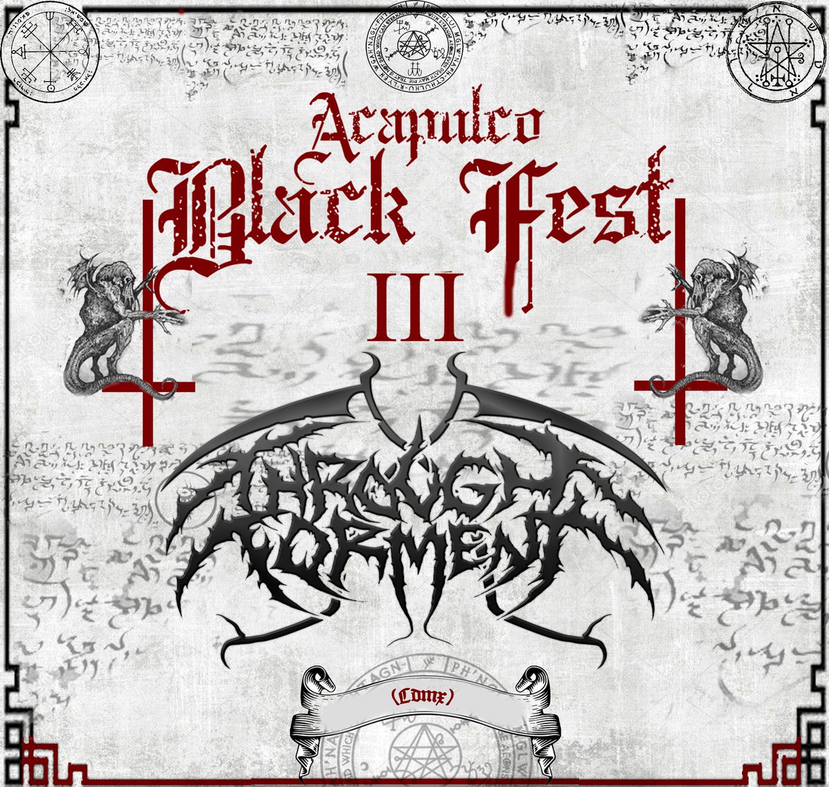 ablackfest's tweet photo. Acapulco Black Fest III

La primer banda de Death Metal que se incorpora a este proyecto es...
Una banda con una amplia trayectoria y un altisimo nivel musical!

Through Torment - CdMx

Black Order Kult https://t.co/eCzrOBSfFG