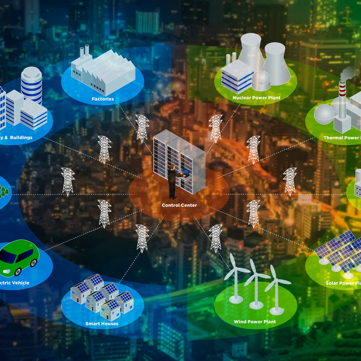 Elektrotechniker sind unverzichtbar für die Planung &amp; Implementierung von Smart Grids 🌍⚡️. Entdecken Sie ihre Rolle bei der Gestaltung einer nachhaltigen Energiezukunft! 🌱💪 Diskutieren Sie mit uns auf LinkedIn! #SmartGrid #Nachhaltigkeit #Energiewende