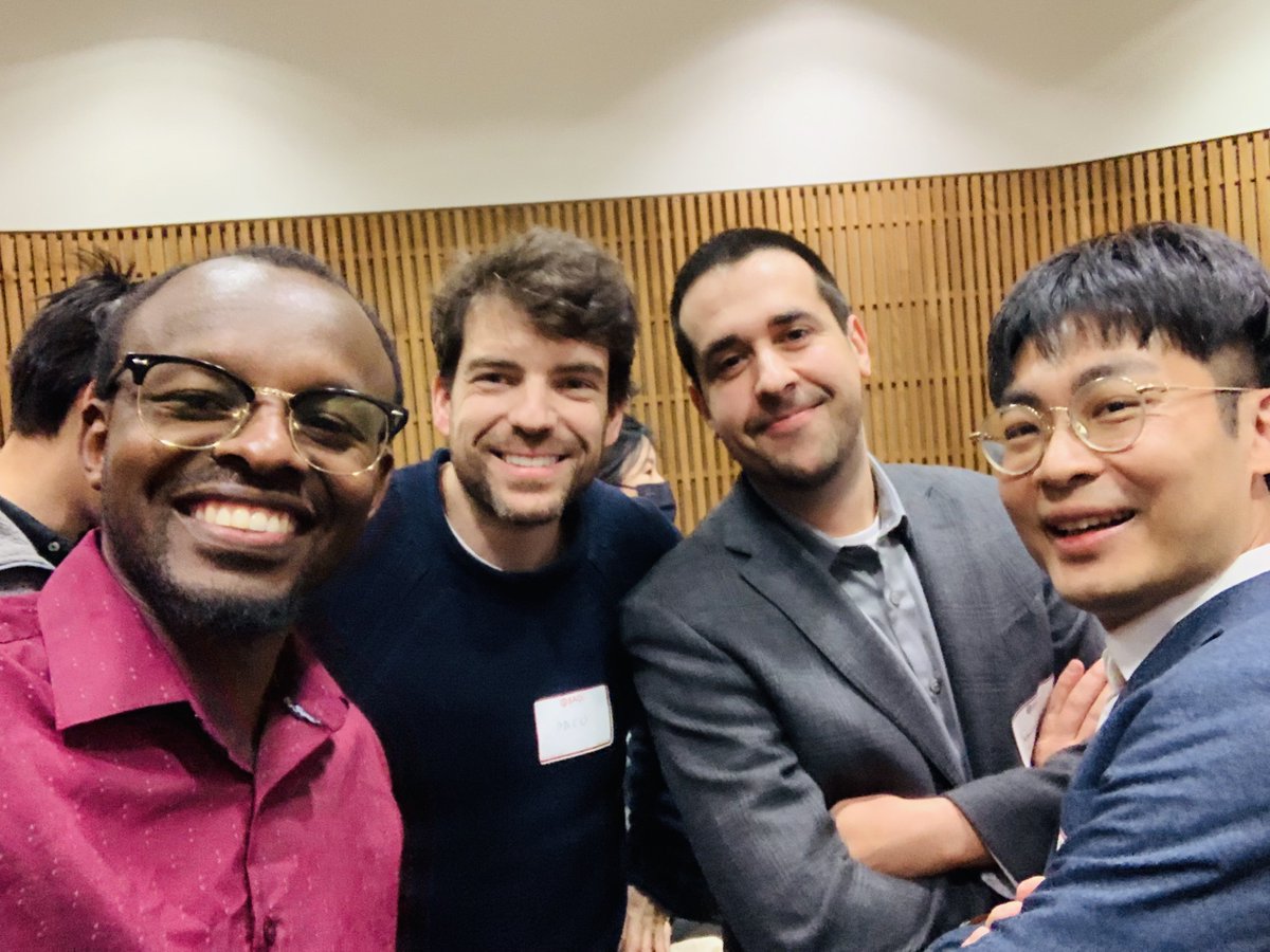 Aristide Gumyusenge (@agumyusenge) on Twitter photo Busy MRS week for the OMSE Lab in SF: 1) Bao Lab reunion at Stanford, 2) co-chaired a session in the Flexible and Stretchable Electronics symposium, 3) an Invited Talk on iono-electronics, 4) poster by <a href="/cunin_camille/">Camille Cunin</a>, 5) connected with many colleagues & made many new connections. Busy MRS week for the OMSE Lab in SF: 1) Bao Lab reunion at Stanford, 2) co-chaired a session in the Flexible and Stretchable Electronics symposium, 3) an Invited Talk on iono-electronics, 4) poster by <a href="/cunin_camille/">Camille Cunin</a>, 5) connected with many colleagues & made many new connections.