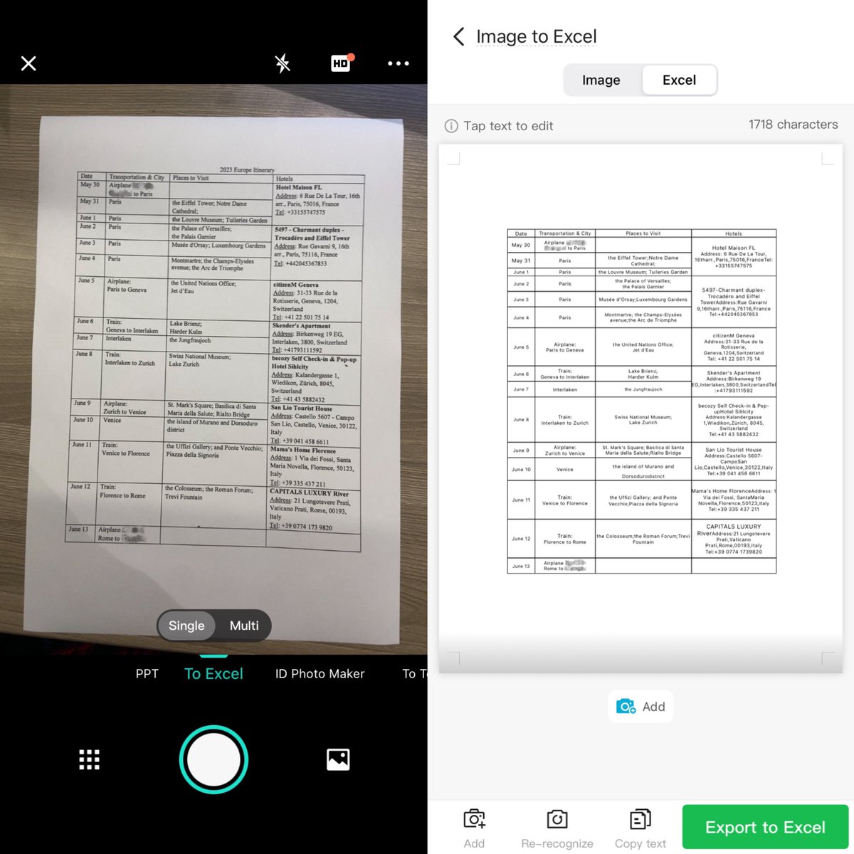 CamScanner's tweet image. No more manual data entry woes! 🙅♀️💻 CamScanner's “Image to Excel function makes organizing numbers a breeze. Let us crunch those digits while you sit back and relax! 😎📊 #CamScanner #ImageToExcel #ScanSmarter #study #work