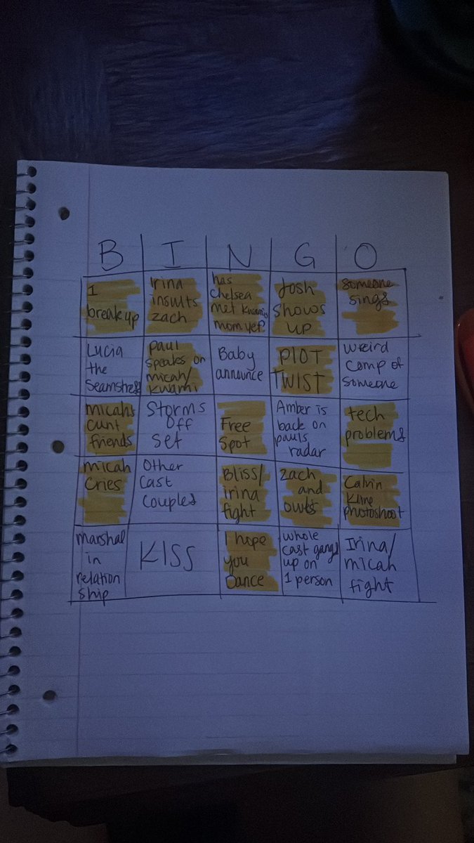 WE GOT A BINGO