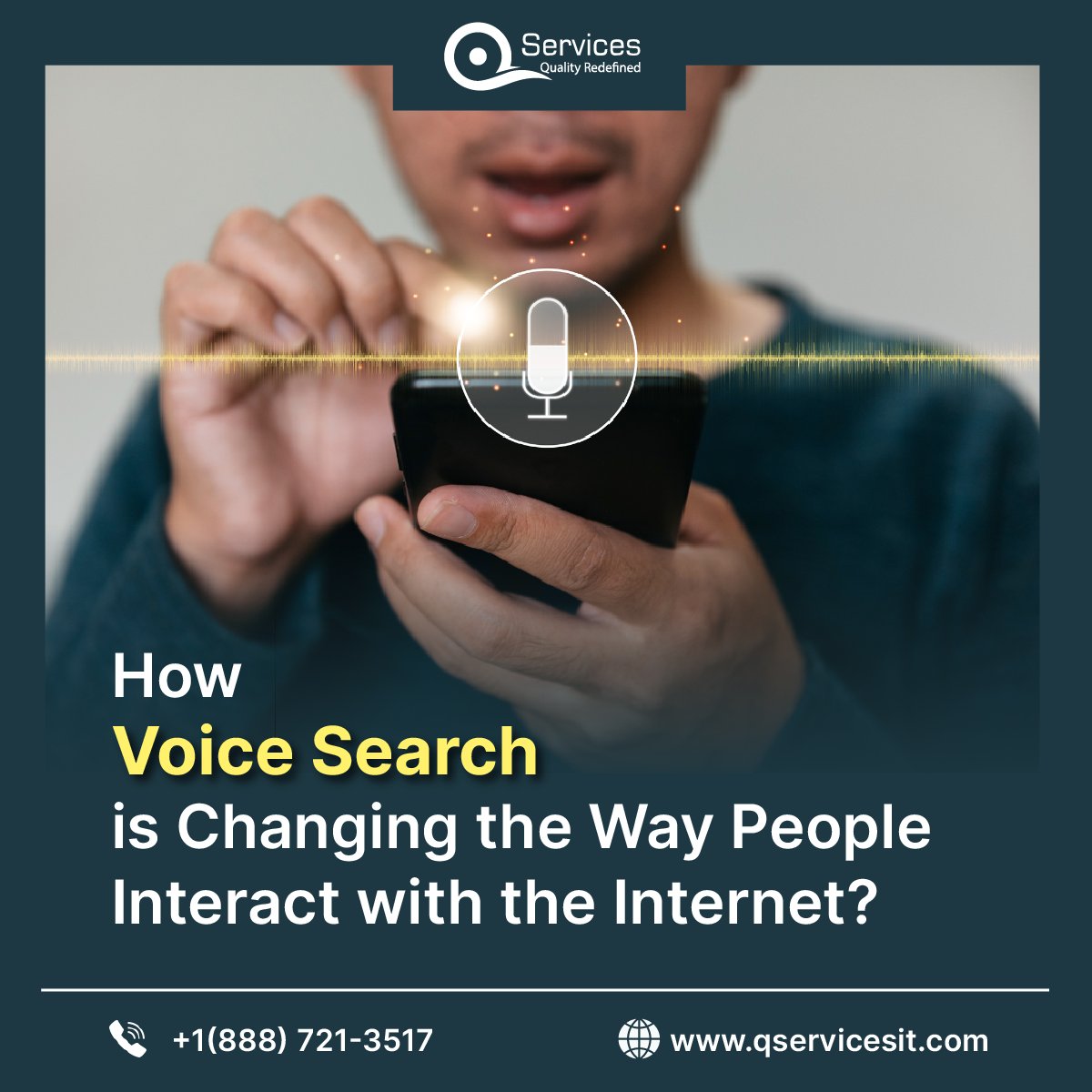 The rise of voice search is transforming how people interact with the internet. 

𝐑𝐞𝐚𝐝 𝐦𝐨𝐫𝐞::  qservicesit.com

#voicesearch #voicesearchoptimisation #voicesearchoptimisationservices #voicerecognition #voicerecognitiontechnology #QServices