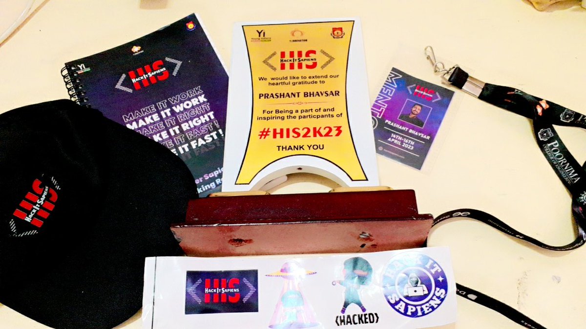 Pr45h4n7_30's tweet photo. Love to be a part of Hack_IT_Sapiens Hackthon 2023 as Mentor and Judge.
.
.
Thank you so much @poornimacollege
@HackIT_Sapiens #HIS2k23
#hack_it_sapiens
#Jaipur #hackthon @devfolio @Polygon @solana https://t.co/dmjv2iAuB9