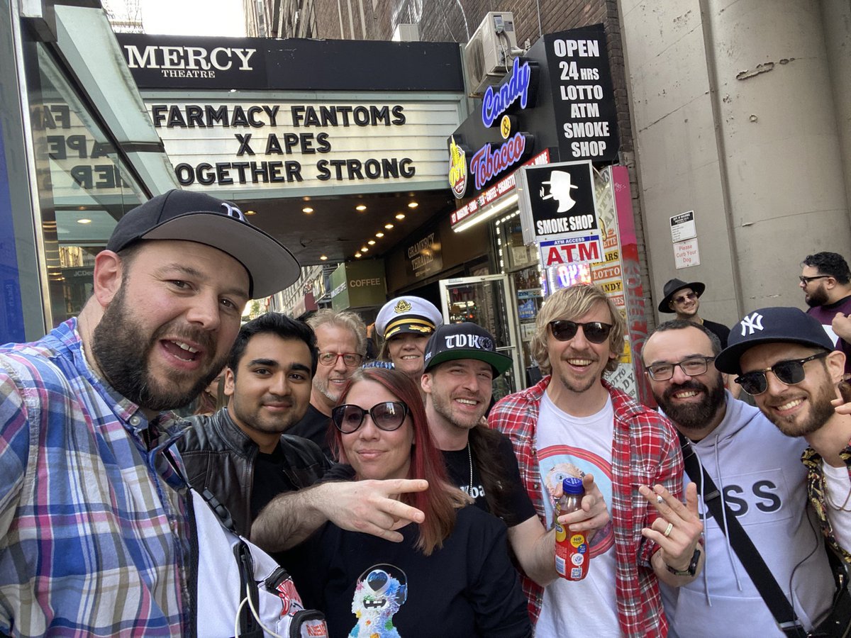 ๐ JeB DeeZy โก๏ธ๐น๐ดโโ ๏ธ (@jebdubz) on Twitter photo But who remembers us as a United collective unit settin off the freakin fire alarms/ blackout moment at the <a href="/FarmacyFantoms/">The Farmacy Fantoms ๐ป</a> x <a href="/ATSNFT/">Apes Together Strong NFT</a> show at #NFTNYC2023 ??
I wanna see them comments down below!!!
Yโall are #legendarydegens rt๐จ But who remembers us as a United collective unit settin off the freakin fire alarms/ blackout moment at the <a href="/FarmacyFantoms/">The Farmacy Fantoms ๐ป</a> x <a href="/ATSNFT/">Apes Together Strong NFT</a> show at #NFTNYC2023 ??
I wanna see them comments down below!!!
Yโall are #legendarydegens rt๐จ