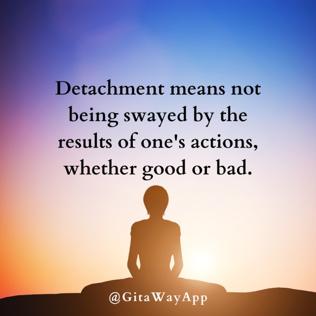 On a scale of 1-10, 10 being the hardest, how easy/hard is it to practice detachment in your life? 
#BhagavadGitaTeachings #KrishnaWisdom #DivineWisdom #HinduScriptures #SpiritualEnlightenment #YogaPhilosophy #KarmaYoga #JnanaYoga #BhaktiYog #VedicWisdom #SanatanaDharma