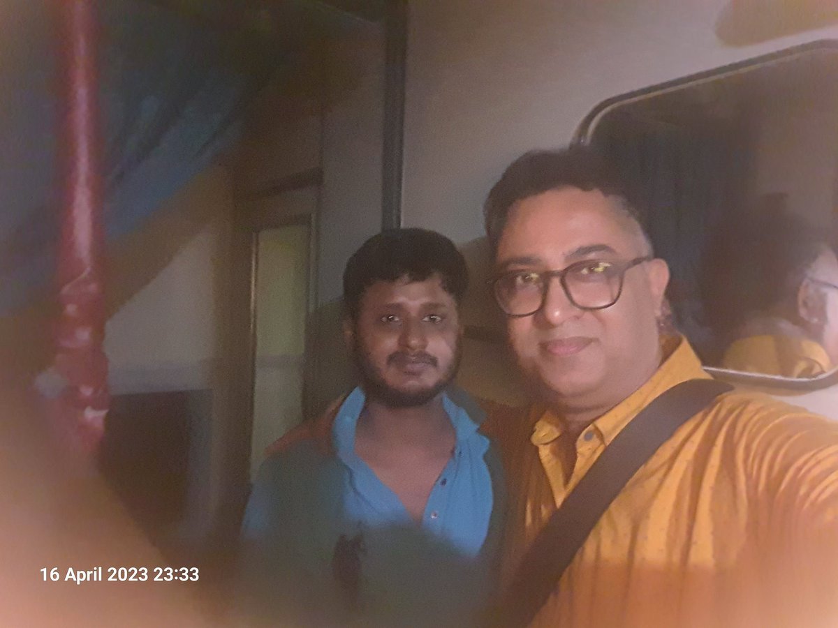 DrProsenjit1's tweet photo. @RailMinIndia I am thankful to the honest staff Mr Suman Debnath for helping me find my lost cellphone in 02517. PNR 6115943392.
@IRCTCofficial https://t.co/tCQlUHax3h