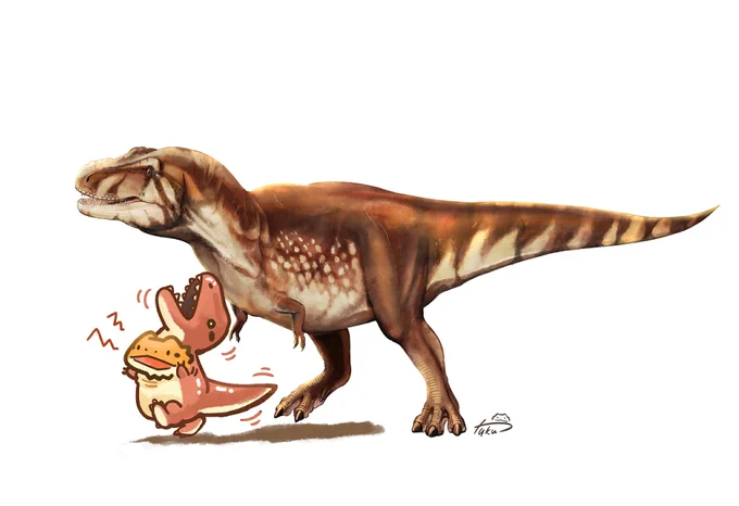 ティラノサウルスだっ! #恐竜の日 
