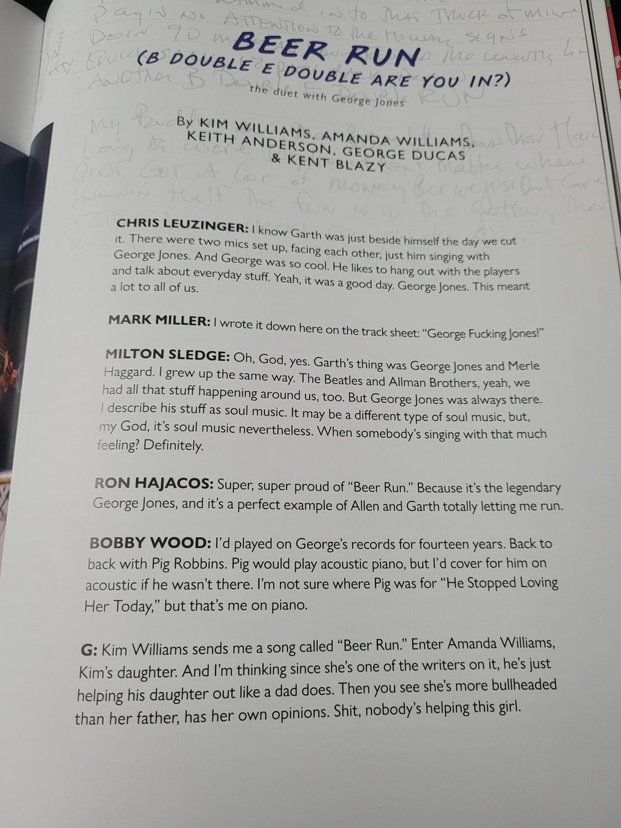 TonyHeck78's tweet photo. #askgarth I know its supposed to be #askreba today but...#asktheeditor why this page in Anthology 2 says RON Hajacos.  Isn't it ROB?  His playing on this song is great!   #fiddleplayersmatter. https://t.co/p0kkT9X2S7