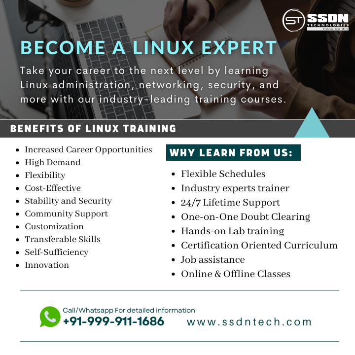 ssdntechnologie's tweet image. Take your career to the next level by learning Linux administration, networking, security, and more with our industry-leading training courses. Apply now: lnkd.in/fbgBnTR

#linux #linuxsystemadministration #linuxadministrator #linuxadmin #linuxcommands #linuxserver
