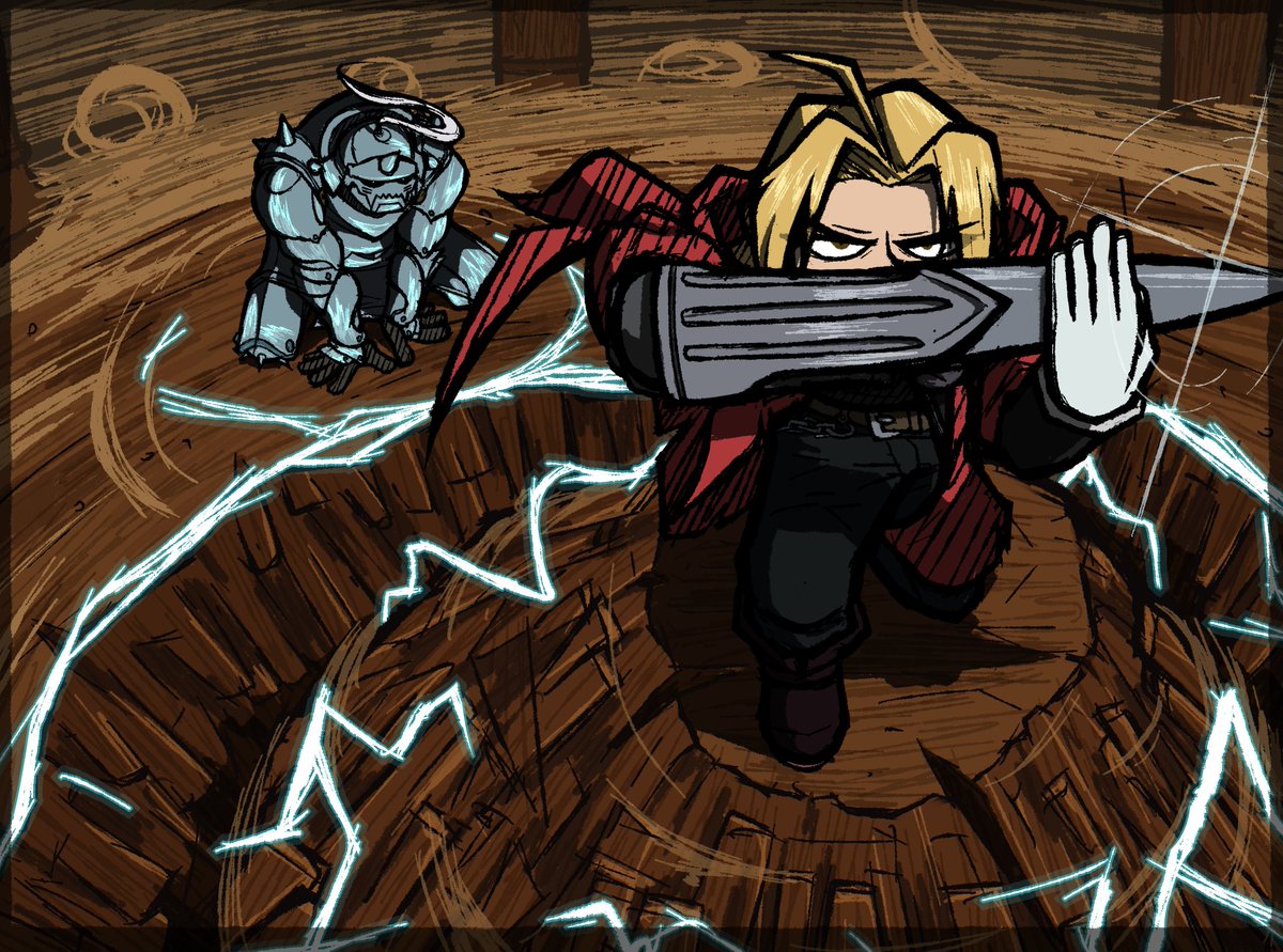 pitchinehro's tweet photo. commish for @Pink_Fedora 

no way, is anime (woaj)

#FullmetalAlchemist https://t.co/Q7e2pti6w5