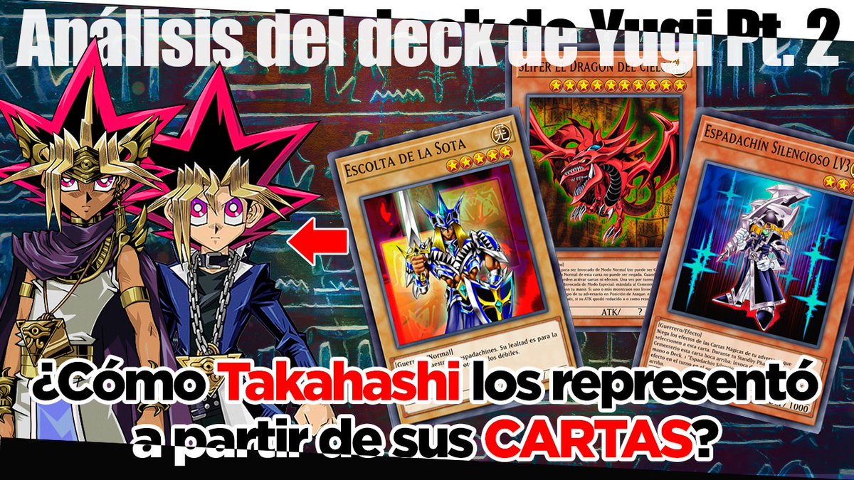 TenshiRewriter's tweet photo. Nuevo vídeo, esta es la segunda parte del análisis del deck de los protagonistas de #yugioh . Observamos cómo las cartas que fue añadiendo Takahashi a la baraja de su protagonista va enalteciendo la figura del que sería conocido como 'El Rey de los juegos'
https://t.co/vvu6kKDefd https://t.co/j4DCpFDlVi