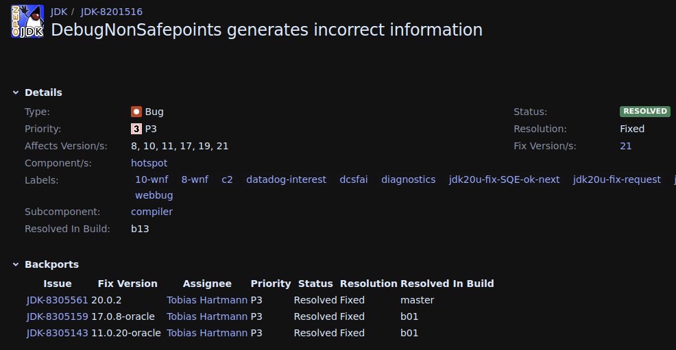 k_slusar's tweet image. Finally !!!!! The issue that I was describing here: krzysztofslusarski.github.io/2022/03/21/eve… is fixed and backported to JDK 17 and 11.