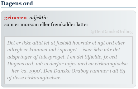DenDanskeOrdbog's tweet photo. #datering #førstebelæg #omtrent #dagensord
https://t.co/vnqhv6VhxT https://t.co/79ZyPiMp3d