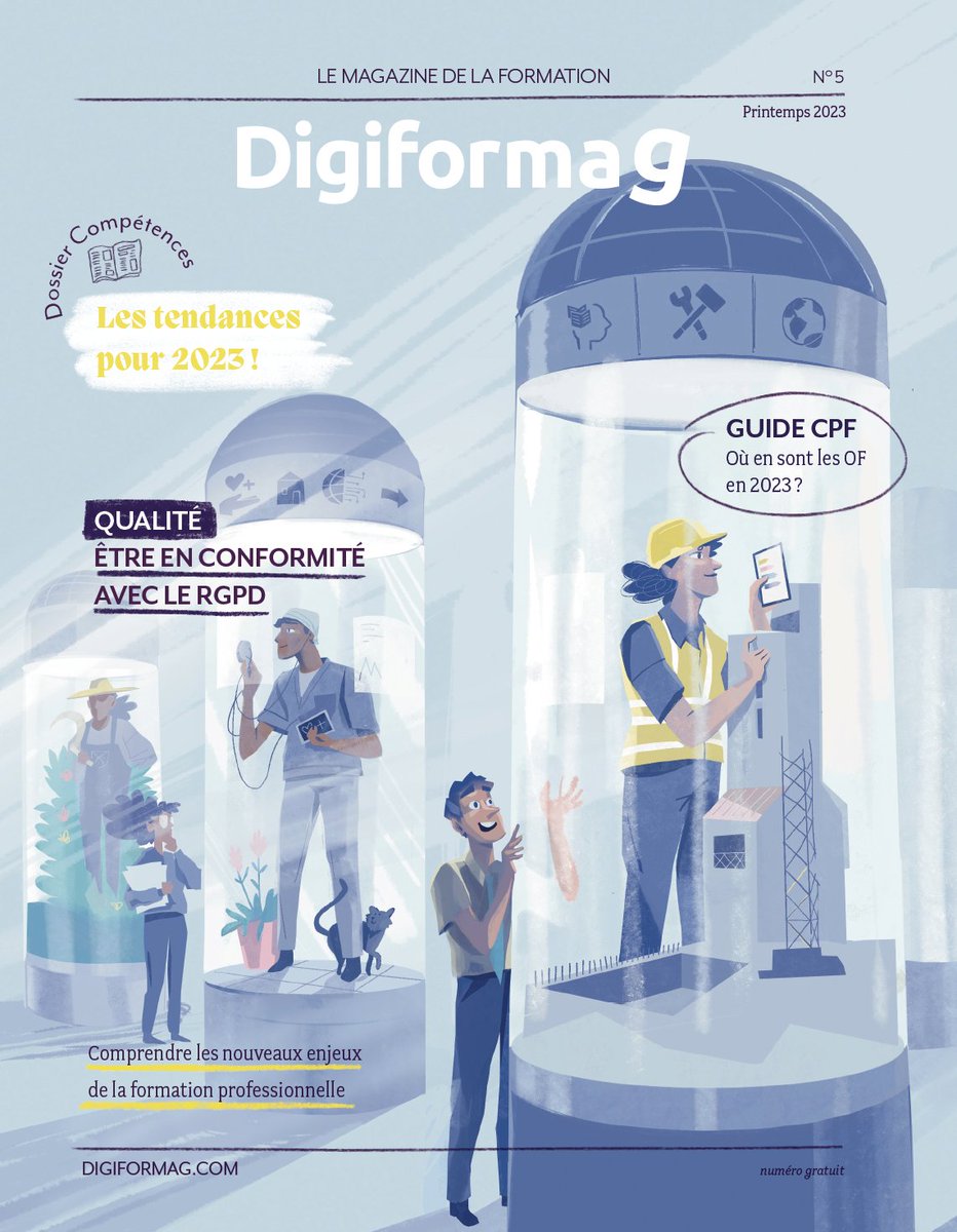digiforma's tweet photo. Qui a déjà reçu son #Digiformag de printemps ? 🌸
Au programme :
👉 #OF et RGPD
👉 les tendances de cette année
👉 des hacks marketing pour votre organisme de formation
👉 comment améliorer votre veille
👉 ... et bien d'autres sujets !
#CPF #Qualiopi #FormationProfesionnelle https://t.co/jrjSObzipC