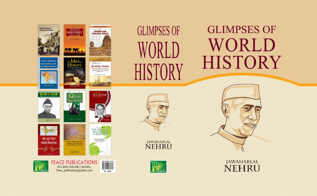 CurrentLine3's tweet photo. Glimpses of World History
by Jawaharlal Nehru
For Order Whatsapp  0322 429831
#currentaffairs #srakWorldlineMagazine #csspapers #srakworldline https://t.co/cGLv0CZtcT