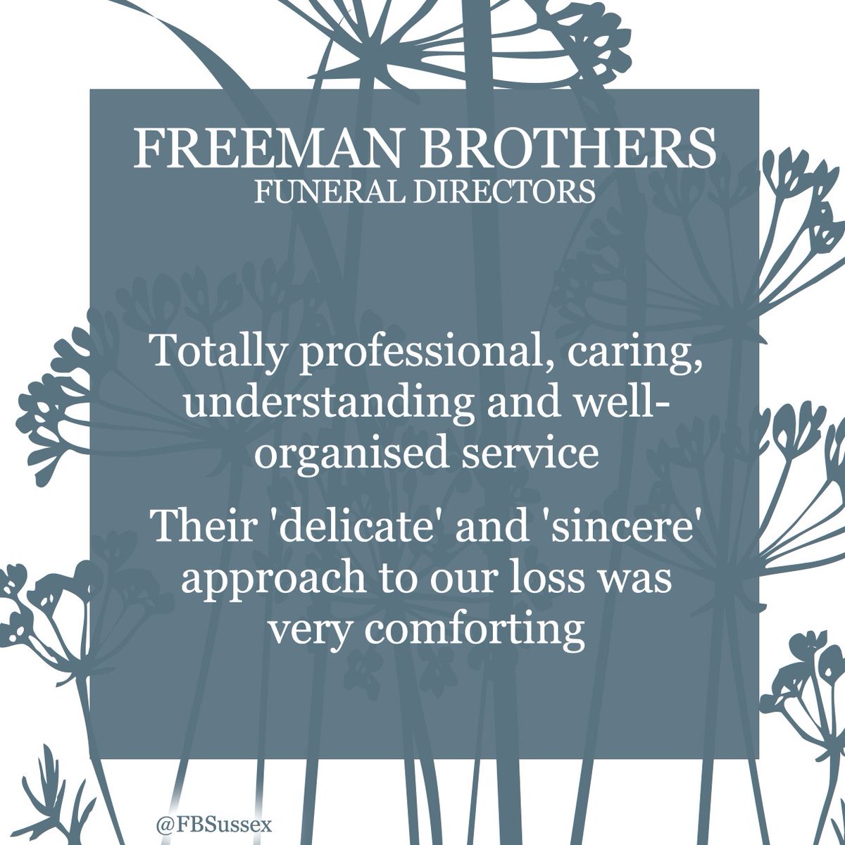 FBSussex's tweet photo. Some lovely words shared by a customer via Google reviews - thank you for your comments #CustomerComment #MondayMotivation https://t.co/m628C7jvPq