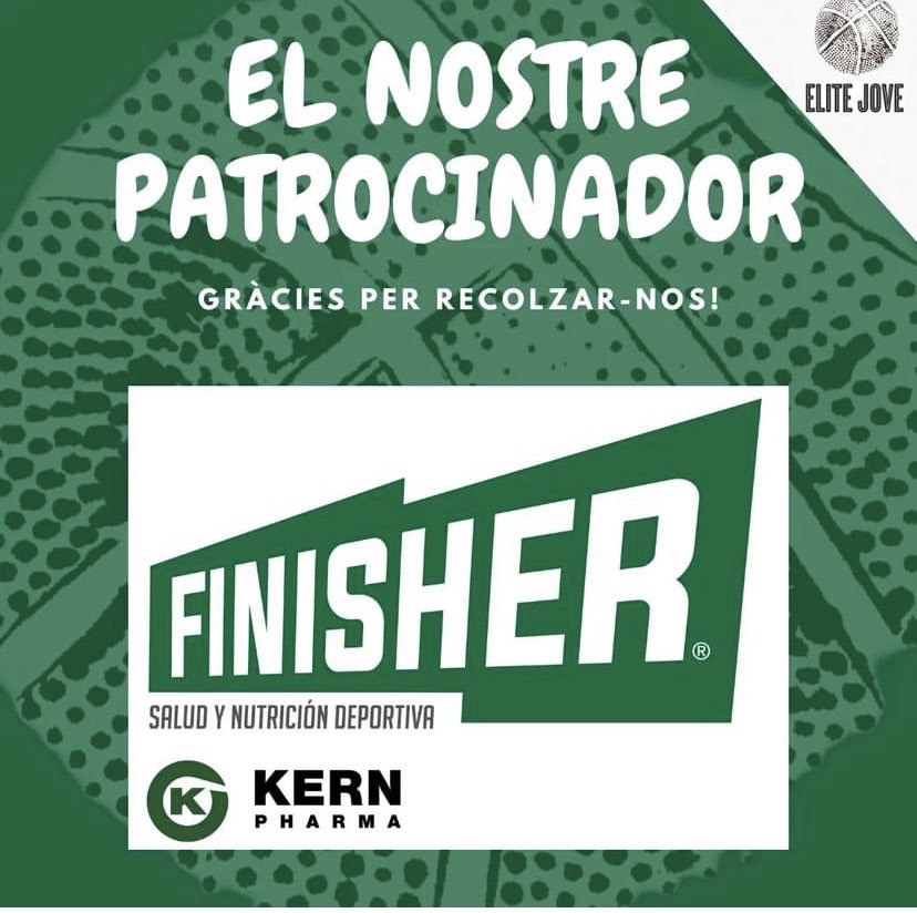EliteJove25's tweet photo. Avui presentem al nostre patrocinador @finisher_es ‼️

L'esport és Salut
EliteJove és Salut
@finisher_es és Salut

Junts som Salut♥️

Gràcies per fer-nos costat! https://t.co/Oo1XTGLxCJ