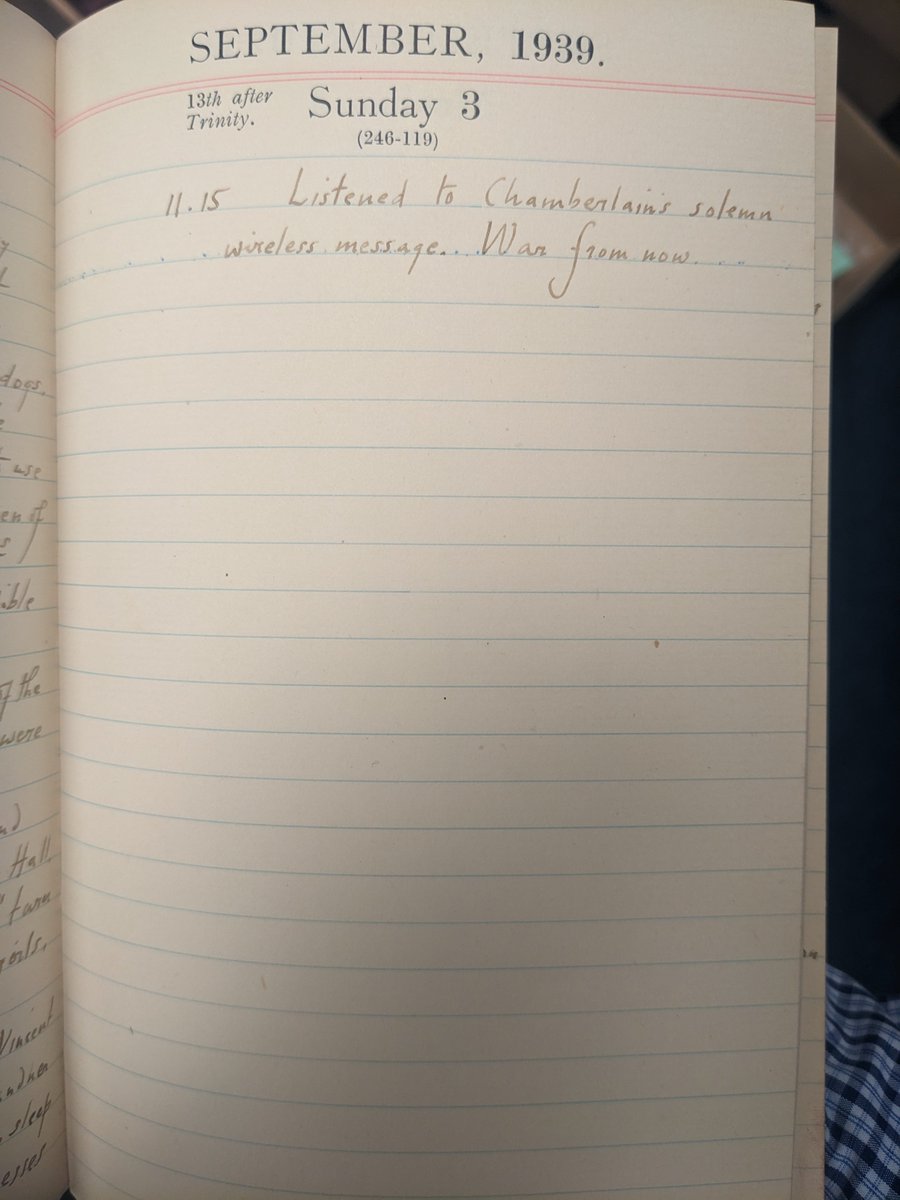 Delighted to be given material from Randolph Schwabe's family before Easter. Schwabe was Slade Professor from 1930 and amongst the donation were his diaries from 1930-1948. This material will be catalogued and added to the Slade Archive